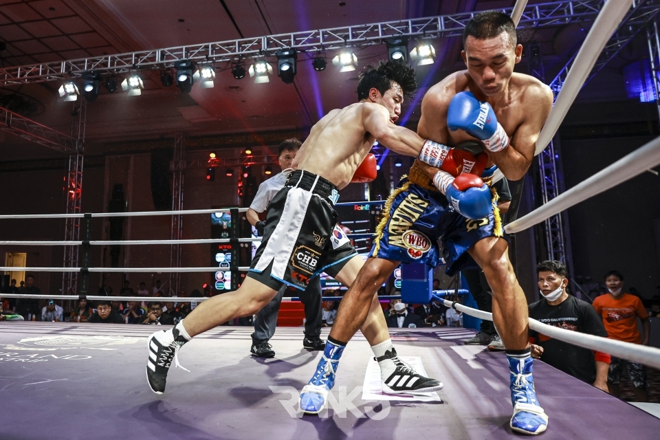 WBO 유스챔피언 클린히트복싱 송찬호, TKO로 1차 방어 성공