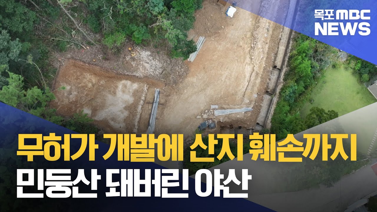 무허가 개발에 훼손까지..민둥산 돼버린 야산