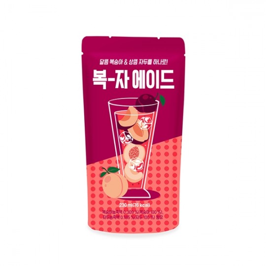 GS25, 복숭아·자두 블렌딩한 복자에이드 출시