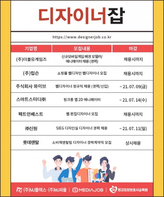 더블유게임즈·립슨·신원·롯데렌탈 등 신입 및 경력직 채용