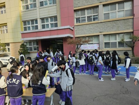 안양과천교육지원청 평촌중학교, 등교맞이 프로그램 친해지길 바라 운영