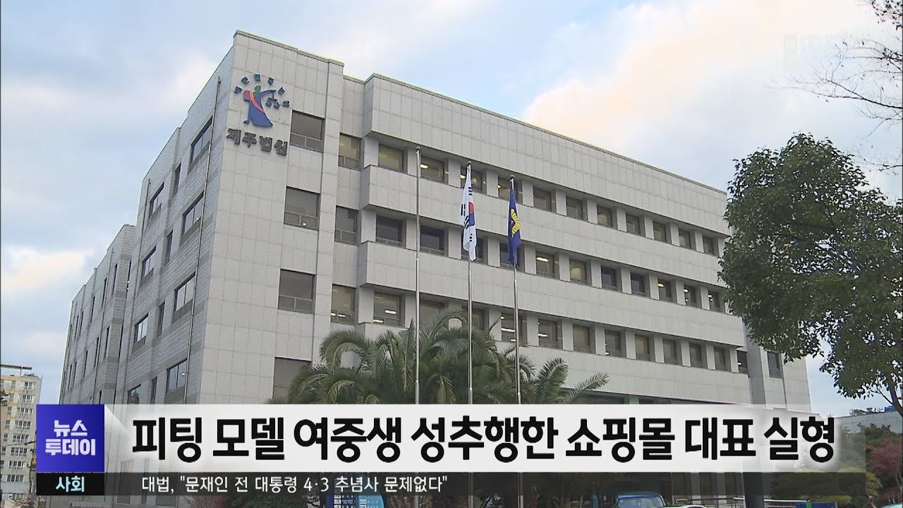 피팅 모델 여중생 성추행한 쇼핑몰 대표 실형