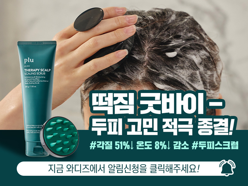 두피 대청소 플루 두피스크럽 와디즈 펀딩 오픈 하루 만에 1000% 돌파