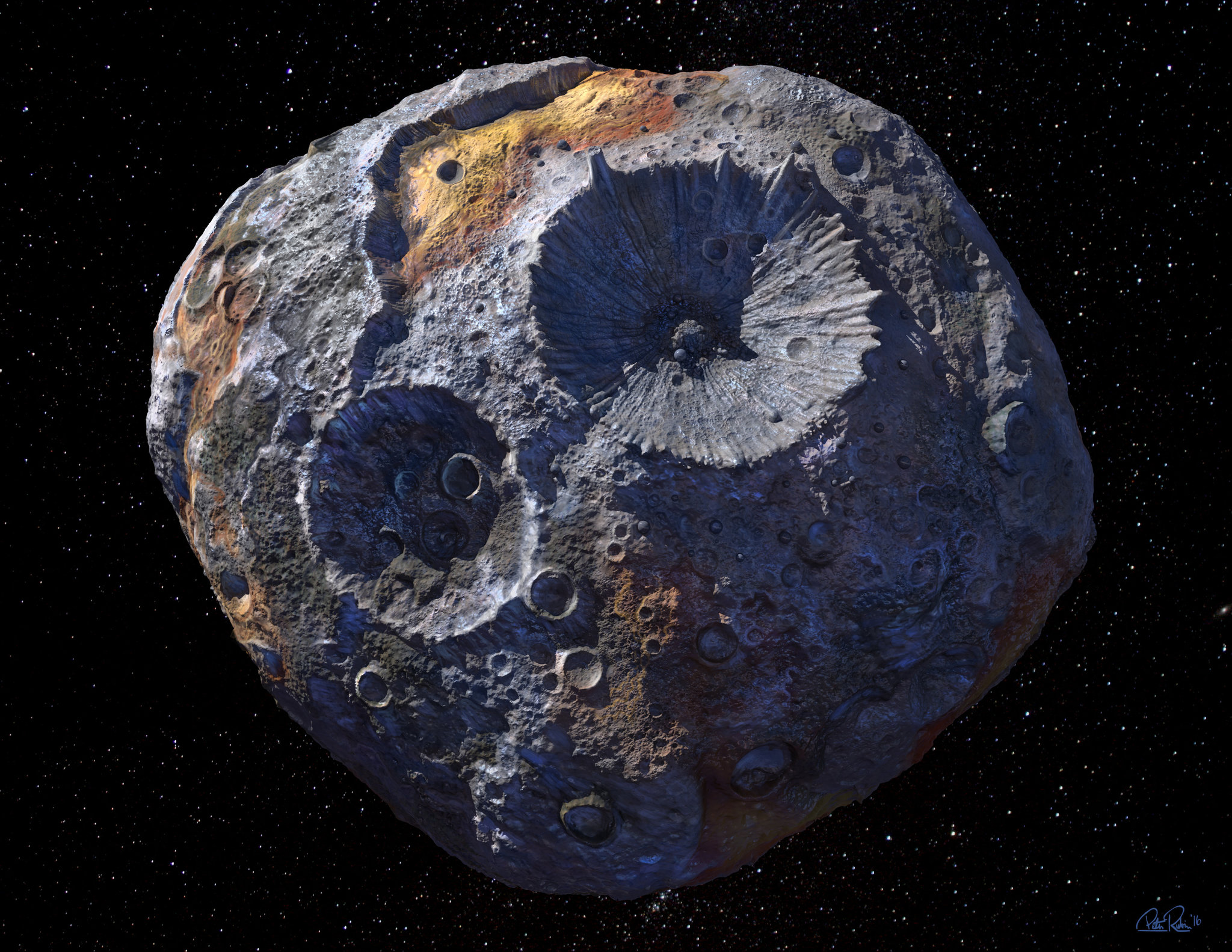 A Metal Ball the Size of Massachusetts That NASA Wants to Explore