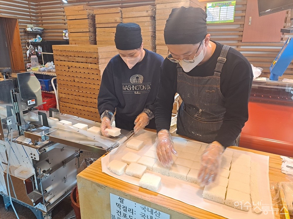 순천 기정떡 옛날옛떡애, 막걸리 발효가 만든 기적