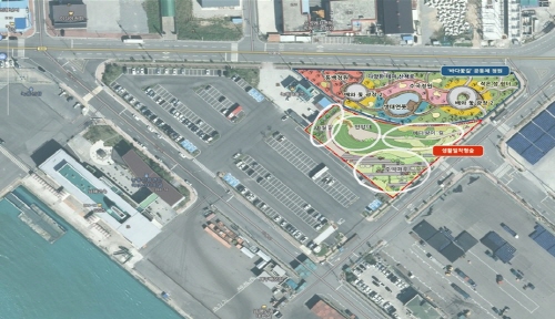 고흥군 녹동신항, 유휴부지 지역주민 쉼터로 조성