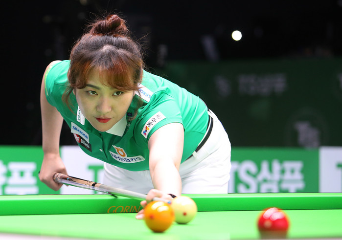 김민아, 프로당구 LPBA 데뷔전서 32강 탈락 