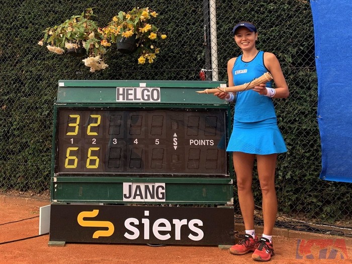 장수정, 시즌 두 번째 단식 우승...ITF 올덴잘 월드투어 제패