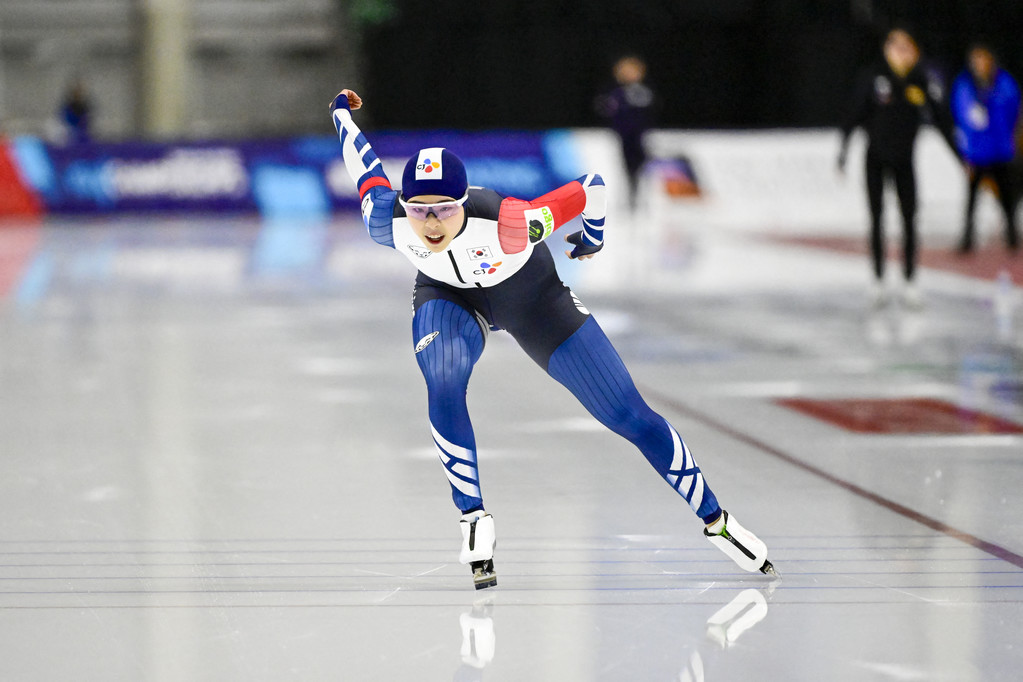 이나현, 스피드 스케이팅 월드컵 6차 대회 여자 1,000ｍ 5위