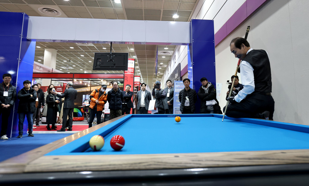 프로당구협회, 서울국제스포츠레저산업전 참가…PBA 공식 당구용품 전시