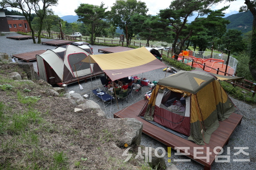 황매산 미리내파크 오토캠핑장 오픈하자 마자 예약완료
