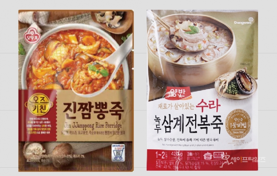 즉석죽 영양 괜찮나 … 오뚜기 진짬뽕죽 나트륨 최다