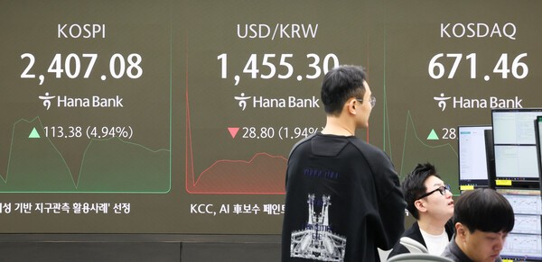 코스닥도 매수 사이드카 발동...현물·선물 5%이상 급등