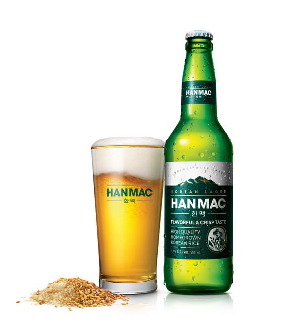 오비맥주, K-라거 겨냥하고 한맥 출시...밀 대신 우리 쌀