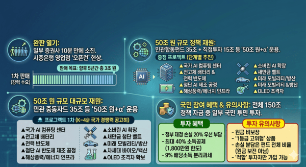 국민참여성장펀드, 출시 첫날 '완판'...첨단산업 육성 마중물 된다