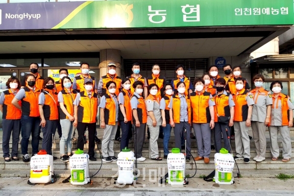 동구 송림의용소방대, 코로나19 방역활동 전개