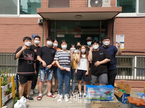 인천적십자 행복플러스봉사회, 코로나19 방역 봉사활동