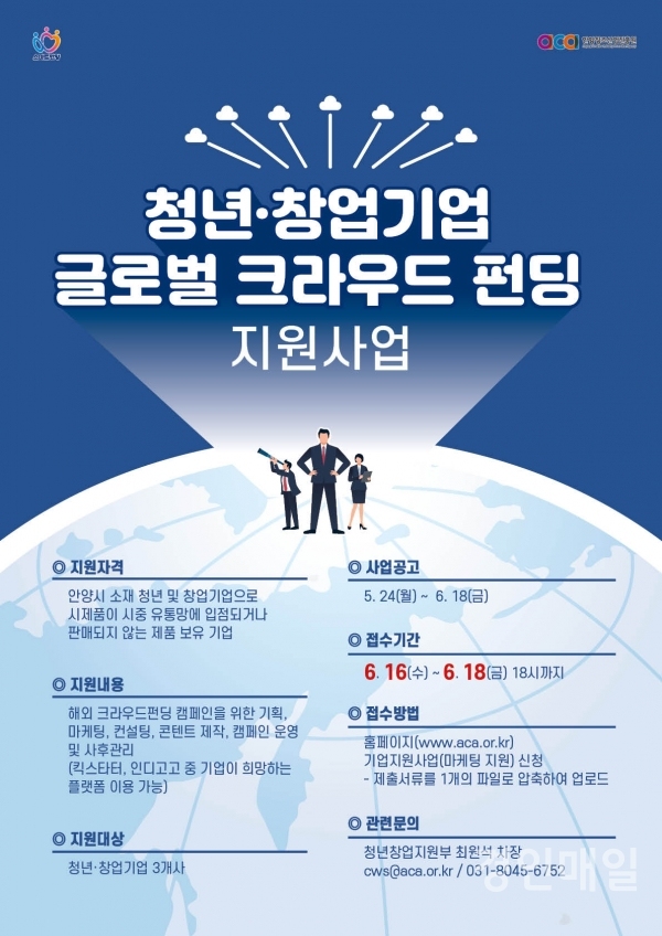 해외 시장 진출을 위한 「청년·창업기업 글로벌 크라우드펀딩 지원 사업 」참가기업 모집