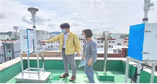 수도권대기환경청장, 장마철 집중호우 대비 대기오염측정소 및 환경기초시설 현장점검