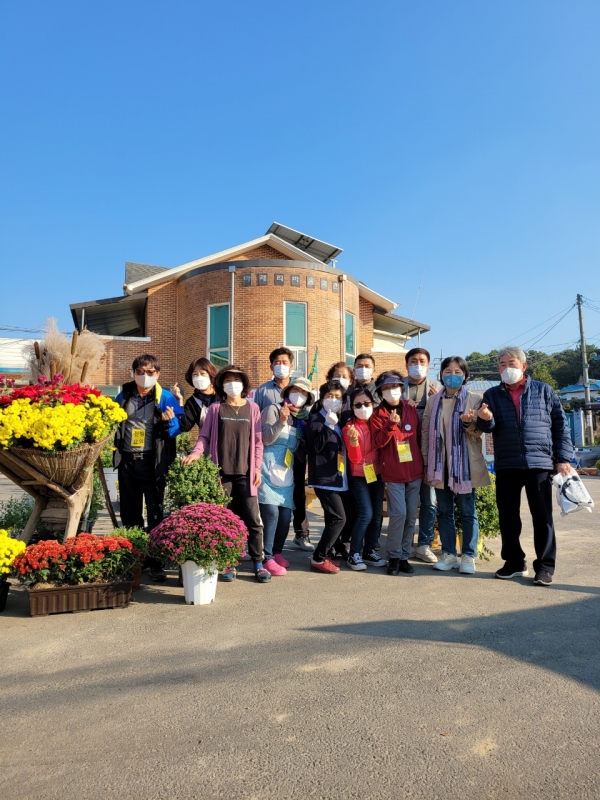 여주시 능서면 마래리 꽃사모, 성과공유회 개최
