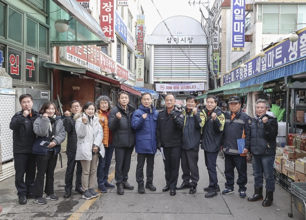 시흥시, 삼미시장에서 화재예방 캠페인 실시