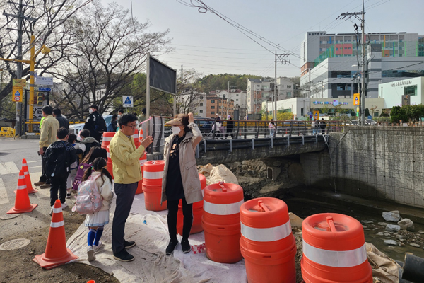 광주시 능평동 오포1동, 관내초등학교 등·하굣길 합동점검 실시