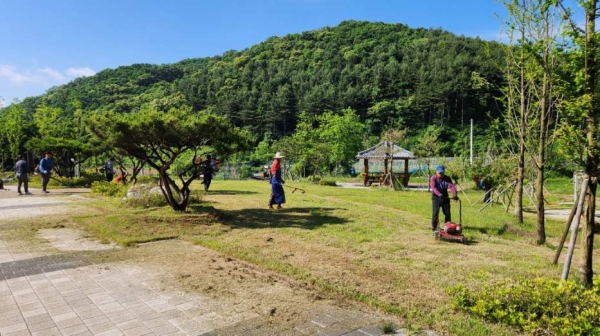 연천군 백학면 구미리 청년회, 환경정화운동 전개