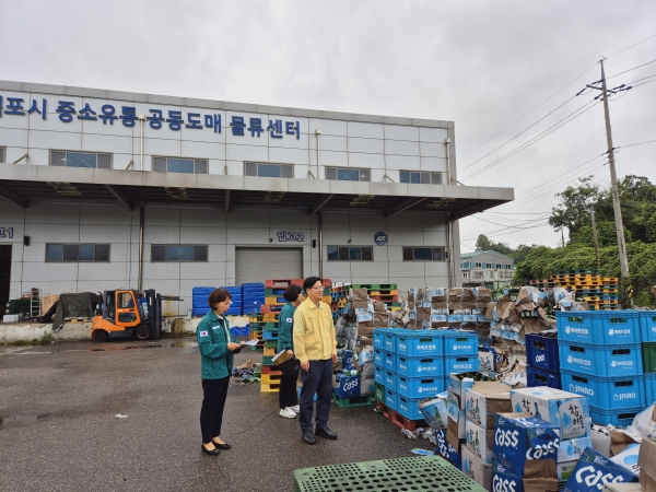 김포시 김규식 부시장, 김포중소유통공동도매물류센터 현장 점검 실시
