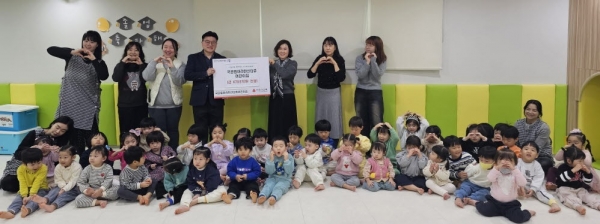 인천 서구 어린이집 기부 릴레이,  아라한신더휴 어린이집 동참
