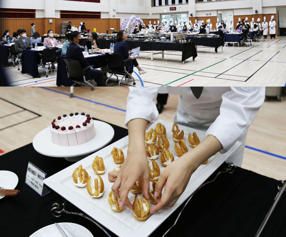 선생님! 저희들 요리 솜씨, 그런대로 괜찮죠