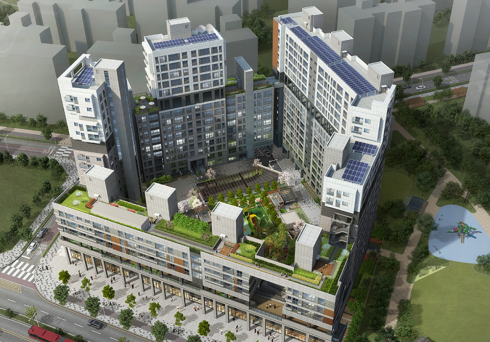 도담 아파트 투시도