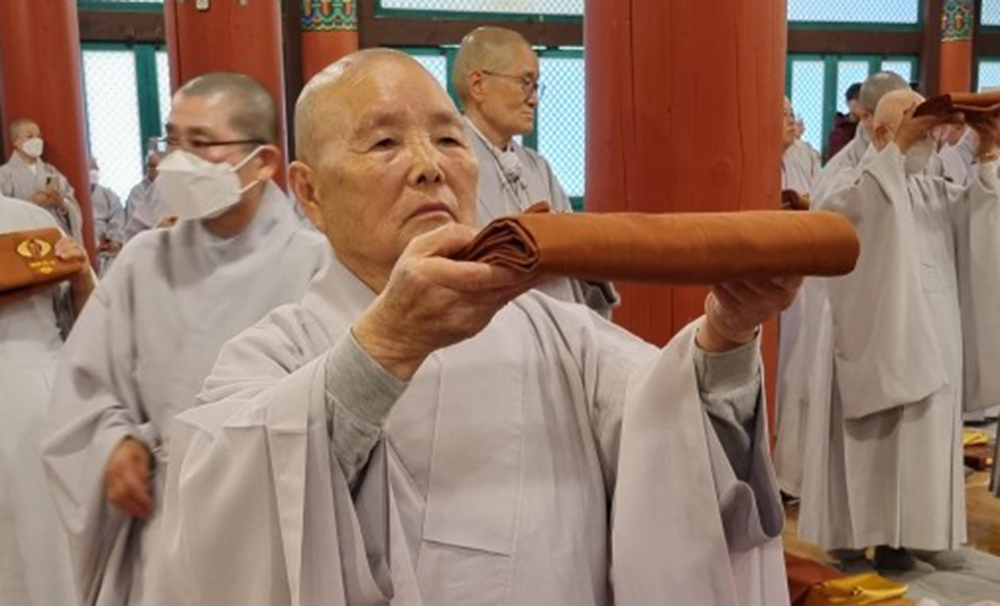 송림사 덕운 스님, 세종시 최초로 명사 법계 받아