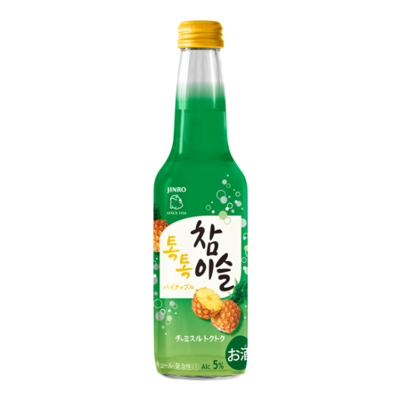 하이트진로, 日서 이슬톡톡 파인애플 론칭…과일소주 열풍 잇는다