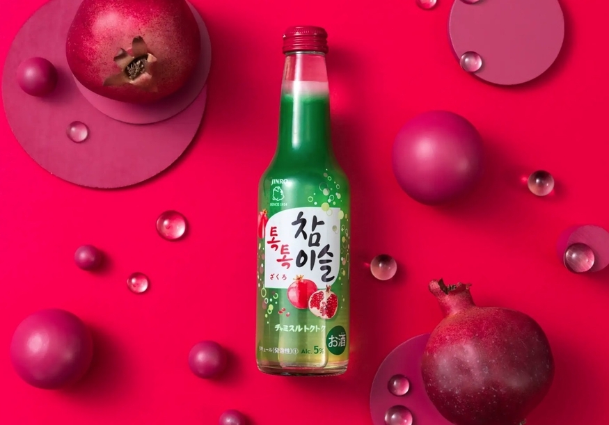 하이트진로, 日서 참이슬톡톡 석류 론칭…과일리큐어 열풍 잇는다