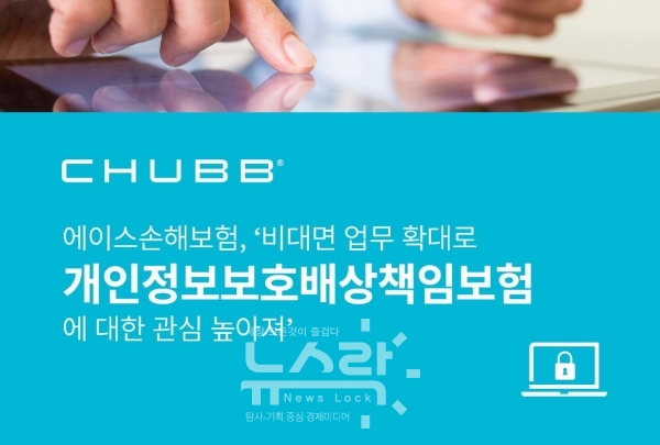에이스손해보험, 비대면 업무 확대로 개인정보보호배상책임보험에 대한 관심 높아져