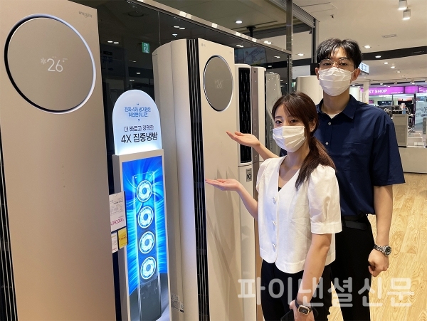 전자랜드 폭염에 7월 에어컨 판매량 최근 3년 간 최고치 기록