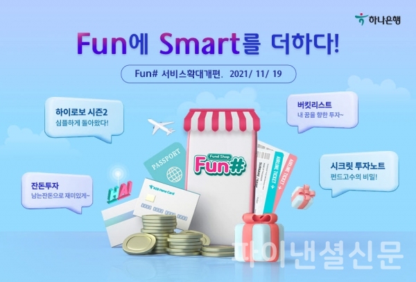 하나은행, 디지털 펀드 플랫폼 펀샵 서비스 개편