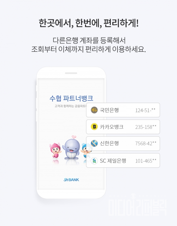 Sh수협은행, 모바일뱅킹 앱 파트너뱅크 오픈뱅킹 서비스 전면 개편
