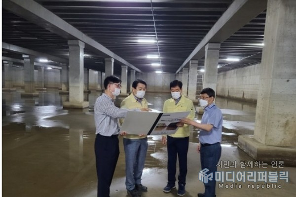 오성택 성산구청장, 집중호우 대비 재해취약지 현장점검