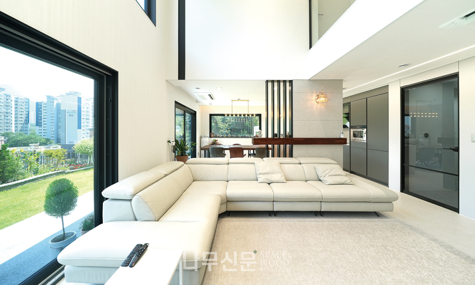 지하 1층 지상 3층, 막힘없이 탁 트인 단독주택의 정석을 보라