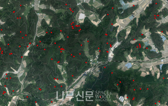 한국임업진흥원, 소나무재선충병 무인항공기 예찰조사 완료