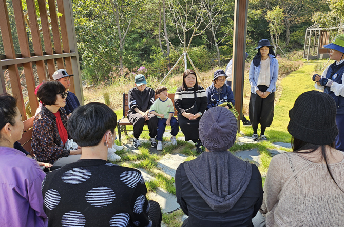 국립기억의숲, 유가족 대상 정원치유프로그램 운영