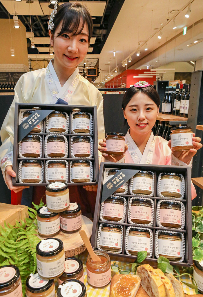 현대그린푸드, 친환경 복숭아로 산들내음 복숭아 잼 기획 세트 선보여