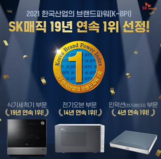 SK매직, 한국산업의 브랜드파워 19년 연속 1위 선정