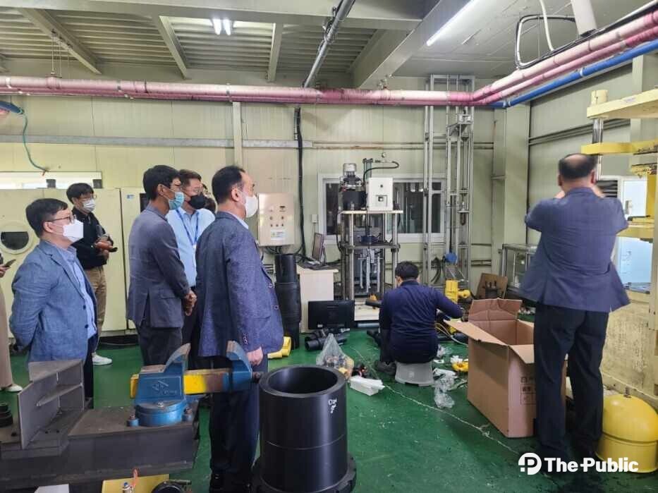 청주시 상수도사업본부,  지역상품 공공구매율 높이기 업체 방문