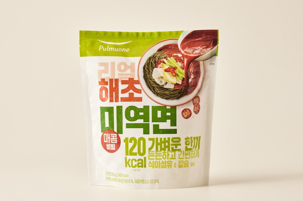풀무원, 리얼해초 미역면 인기 급상승… 여름철 건강 식단으로 각광