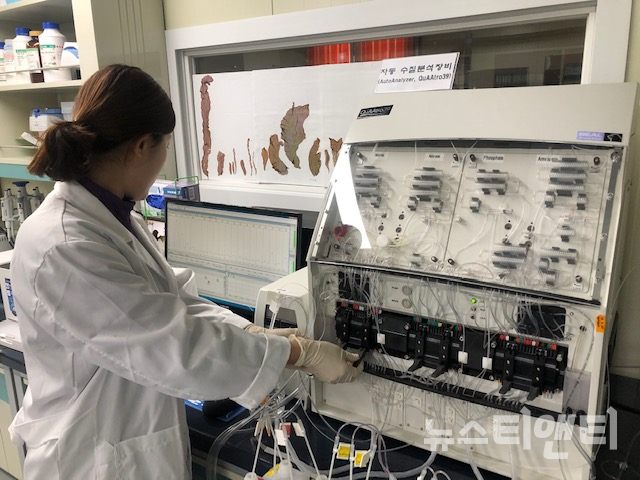 충남도 수산자원연구소, 해수 측정·분석능력 탁월 국가공인 획득