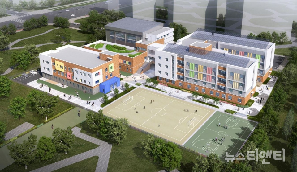 대전교육청, 갑천 3·4블럭 친수구역 초등학교 신축공사 착공