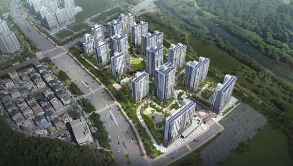 트리풀시티 아파트 투시도