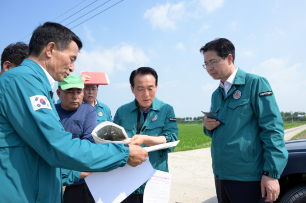 백성현 논산시장, 농림축산식품부에 배수장 증설 및 보수 사업 예산지원 요청